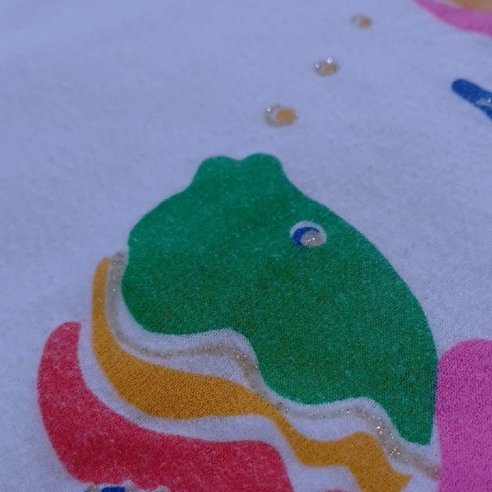 Vintage 90s AVON Swimming COLOURFUL FISH SINGLE STITCH T-SHIRT - Picture 8 of 10